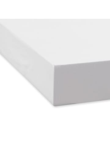 Traumschlaf Spannbettlaken Feinbiber Boxspring in weiss