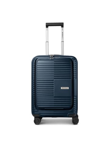 Redolz Essentials 17 2.0 4 Rollen Kabinentrolley 55 cm Laptopfach mit Dehnfalte in navy