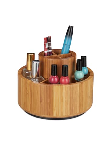 relaxdays Makeup Organizer in Natur