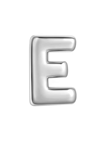 Glanzstücke München Ohrringe Piercing Buchstabe E aus Sterling Silber in silber