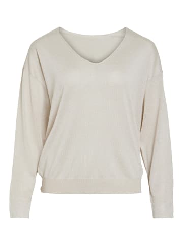 Vila Strickpullover in Super Light Natural Melan