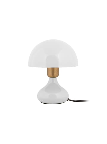 Leitmotiv Tischlampe Pilz BINC in Weiß, Ø 17,5 cm