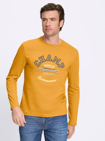 WITT WEIDEN Langarm-Shirt in ocker-bedruckt