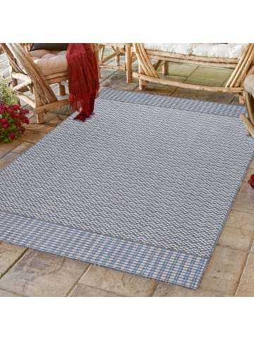 KADIMA DESIGN Teppich Outdoor Flachgewebe Retro-Design Polypropylen Balkon