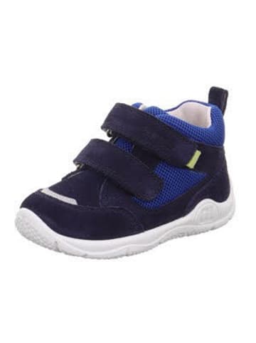 superfit Halbschuhe Kinder Stiefelette Leder \ UNIVERSE in Blau