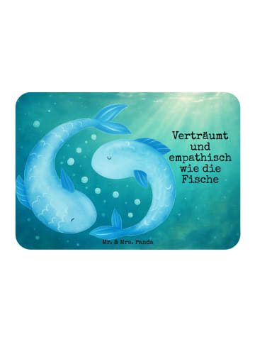 Mr. & Mrs. Panda Magnet Sternzeichen Fische Design mit Spruch in Weiß