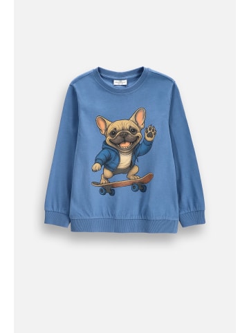 Coccodrillo Langarmshirt aus Baumwolle in blau