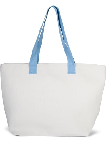 styleBREAKER XXL Strandtasche in Blau-Petrol