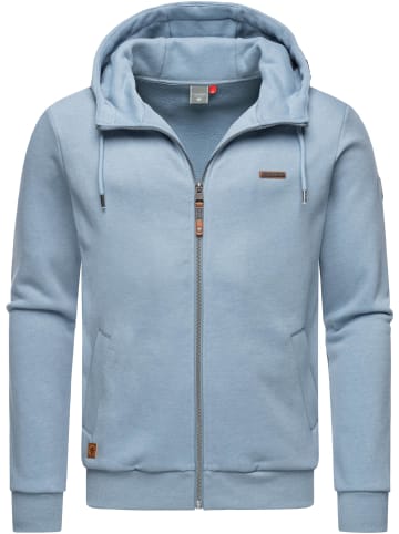 ragwear Kapuzensweatjacke Natte Zip in Stone Blue