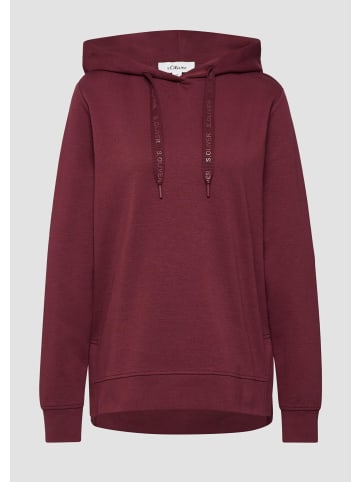 s.Oliver Sweatshirt in 3902_bordeaux