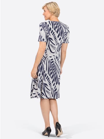 WITT WEIDEN Jerseykleid in marine-ecru-bedruckt