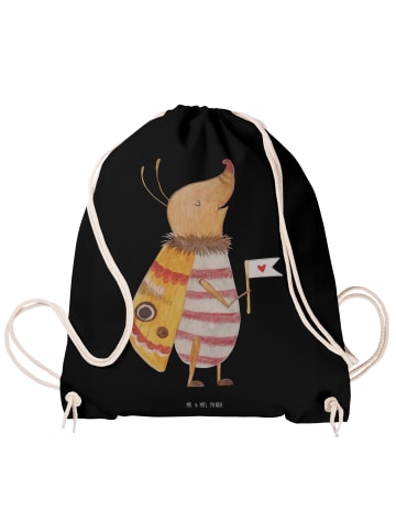 Mr. & Mrs. Panda Beutel Nachtfalter Fähnchen ohne Spruch in Schwarz