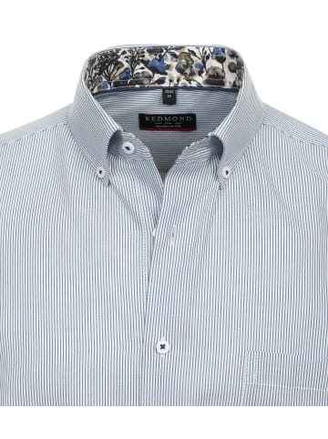 Redmond Modern Fit Businesshemd in Blau