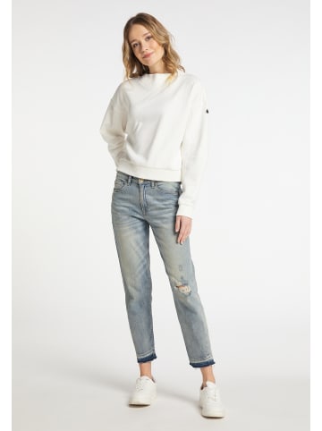 DreiMaster Vintage Damen Sweatshirt in Naturweiss