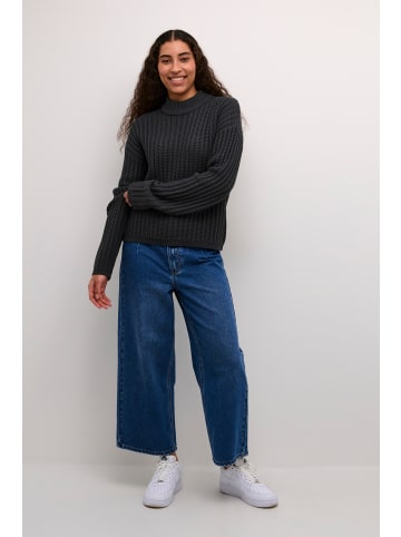 Kaffe Strickpullover KAbess in Black Oyster