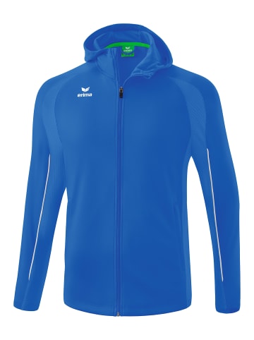 erima Kinder Liga Star Trainingsjacke mit Kapuze in new royal/weiss