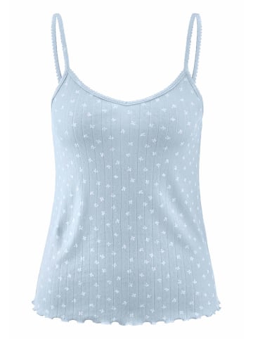 Hessnatur Spaghetti Top in nordisch blau