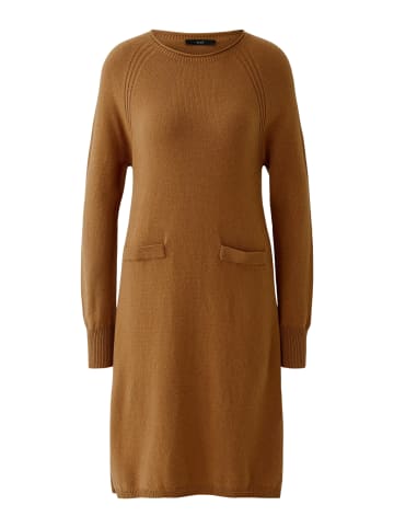 Oui Strickkleid in camel