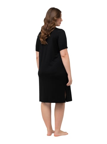Ulla Popken Nachthemd in schwarz