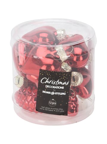 Home&Styling Collection Weihnachtskugeln in rot