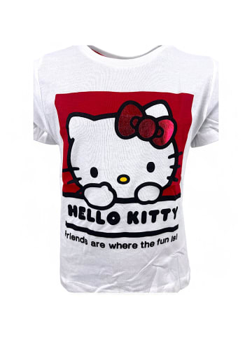 Cerda T-Shirt Hello Kitty in Weiß