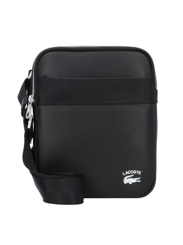 Lacoste Lacoste Practice Umhängetasche Leder 17,5 cm in black