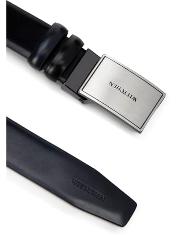 Wittchen Leather belt in Dark Blue