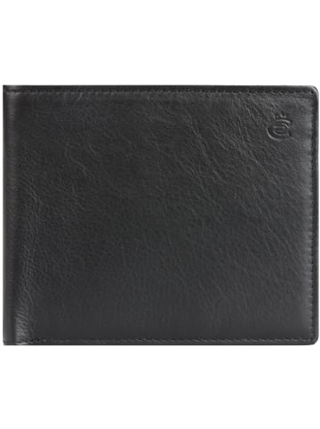 Esquire Eco Geldbörse Leder 11 cm in black