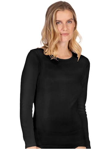 Nina von C. Langarm Shirt in schwarz