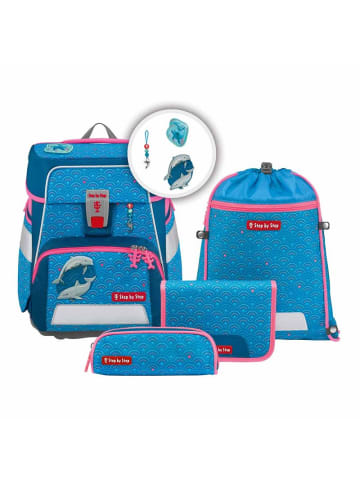 Step by Step Schulranzen-Set Dolphin Pippa in blau