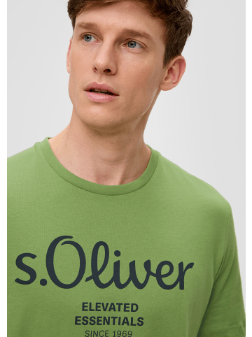 s.Oliver T-Shirt kurzarm in Grün