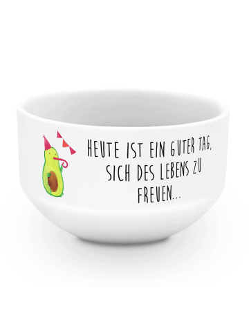 Mr. & Mrs. Panda Dessertschale Avocado Party mit Spruch in Weiß