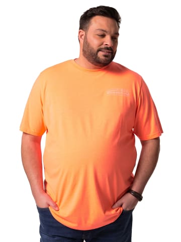 Men Plus Kurzarm T-Shirt in hibiskuspink