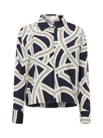 OPUS Bluse Famena lane in ecru marine