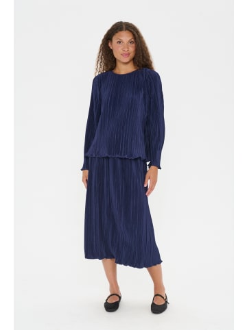 SAINT TROPEZ Langarm-Bluse ZuniSZ Gerade Passform in Eclipse