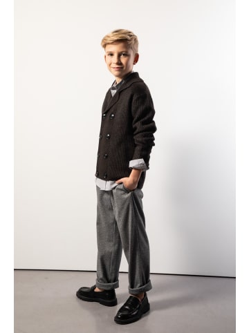 Coccodrillo Elegante Hose mit Gürtel in grau