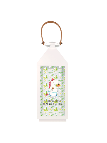 Mr. & Mrs. Panda Laterne Einhorn Küche mit Spruch in Transparent