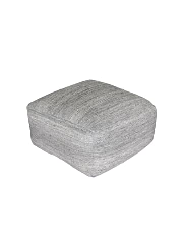 Kayoom Sitzkissen Phoenix Pouf 45cm x 45cm x 46cm in grau - multi