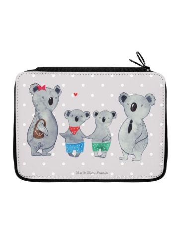 Mr. & Mrs. Panda Bleistiftetui Koala Familie zwei ohne Spruch in Grau Pastell