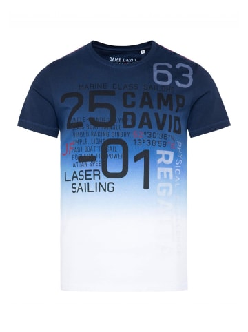 CAMP DAVID  T-Shirt in dunkelblau