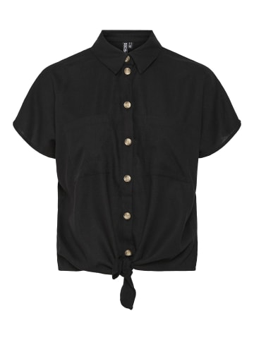 Pieces Kurzarmhemd in Black