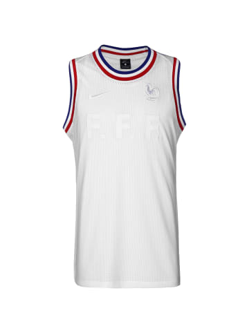 Nike Performance Tanktop FFF Frankreich Basketball in weiß / blau