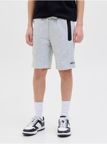 JACK & JONES Junior Sweat-Shorts in Light Grey Melange