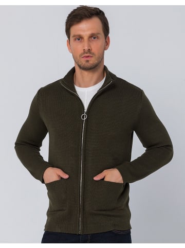 Ron Tomson Strickjacke in Khaki