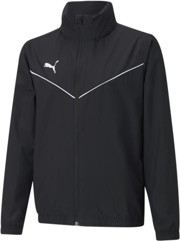 Puma Jacke "TeamRISE All Weather Jacket Jr" in Schwarz