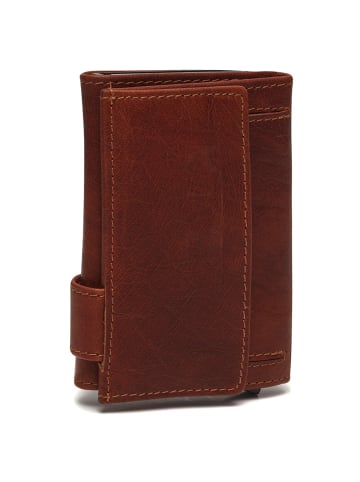 The Chesterfield Brand Mannheim Geldbörse RFID Schutz Leder 7 cm cognac