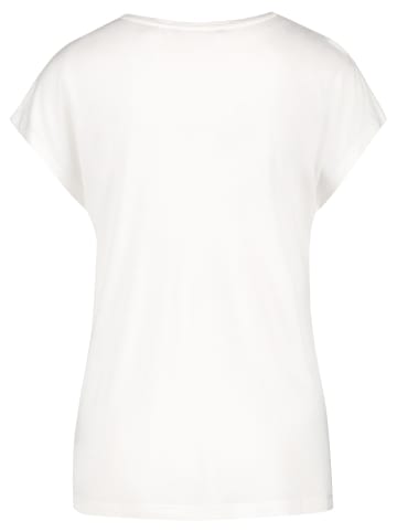 TAIFUN T-Shirt Kurzarm Rundhals in Offwhite