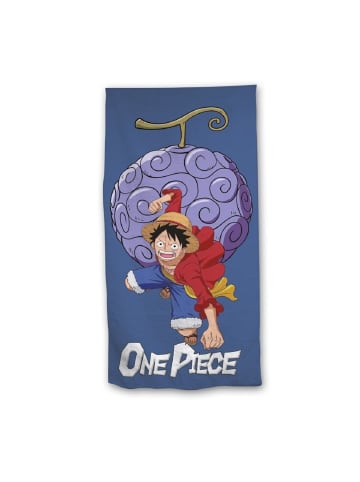 One piece One Piece Liegetuch – Großes & kuscheliges Badehandtuch 70x140 cm in Blau