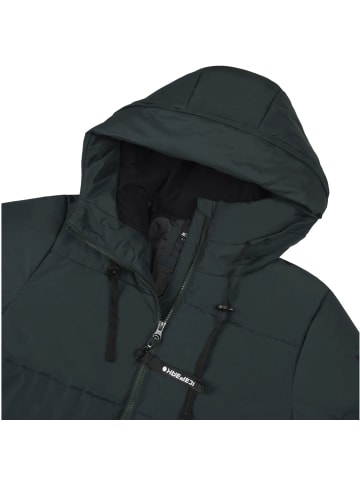 Icepeak Langer Stepp-Funktionsmantel Addia in Dunkel Grün