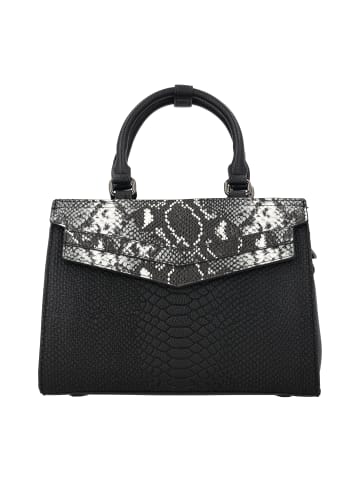 faina Women Handbag in Black Grey White